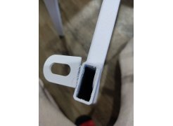 Стул на металлокаркасе Чилли синяя ткань / белый фото покупателя 440