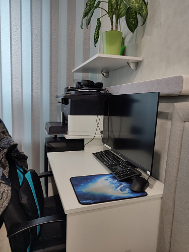 Стол компьютерный Джаз-24 правый венге фото покупателя 132