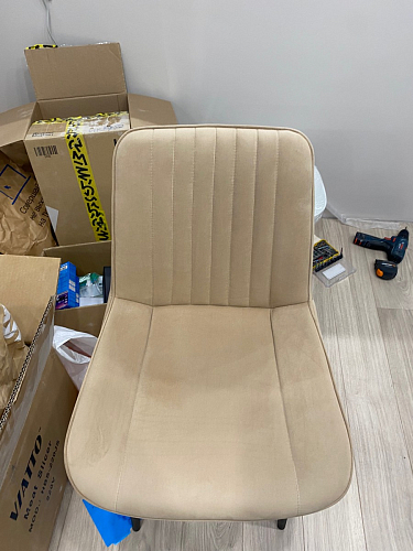 Комплект стульев Седа К 4 шт латте / черный фото покупателя 148