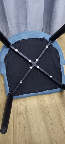 Стул на металлокаркасе Kora beige / black фото покупателя 98