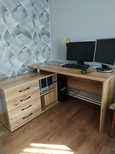 Компьютерный стол КСТ-109Л венге фото покупателя 20