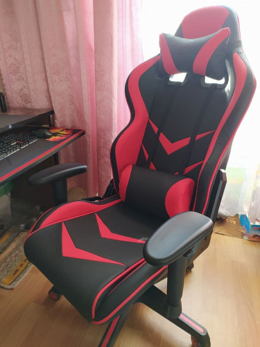 Компьютерное кресло Racer черное / бежевое фото покупателя 16