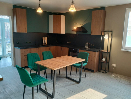 Деревянный стол Лота Лофт 140х80 дуб крафт табачный / черный матовый фото покупателя 716