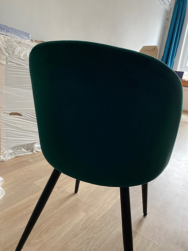 Стул на металлокаркасе Gabi gray / black фото покупателя 592