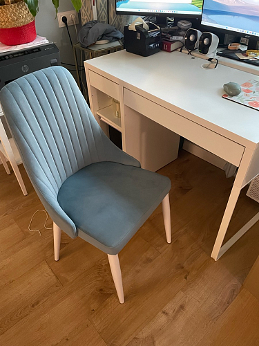 Стул на металлокаркасе Kora black / gray фото покупателя 102