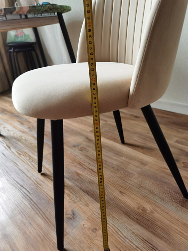 Стул на металлокаркасе Gabi 1 light purple / black фото покупателя 811