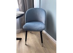 Стул на металлокаркасе Gabi 1 light purple / black фото покупателя 644