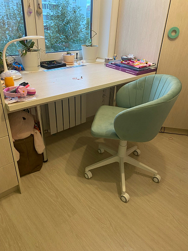 Компьютерное кресло Пард confetti silver серый / черный фото покупателя 202