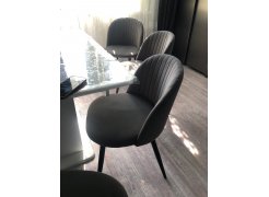 Стул на металлокаркасе Gabi 1 gray / black фото покупателя 622