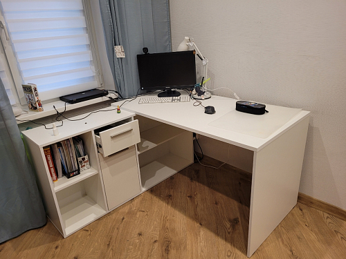 Письменный стол Лайт 03.245F белый гладкий 101 фото покупателя 193