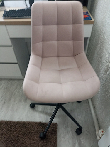 Компьютерное кресло Честер розовый (california 390) / черный фото покупателя 49