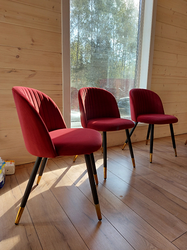 Стул на металлокаркасе Gabi 1 gray фото покупателя 156