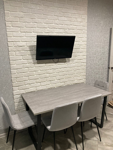 Стол раскладной Лота Лофт 120 25 мм юта / черный матовый фото покупателя 871