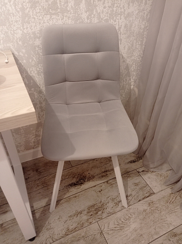 Стул на металлокаркасе Чилли зеленый / белый каркас фото покупателя 17