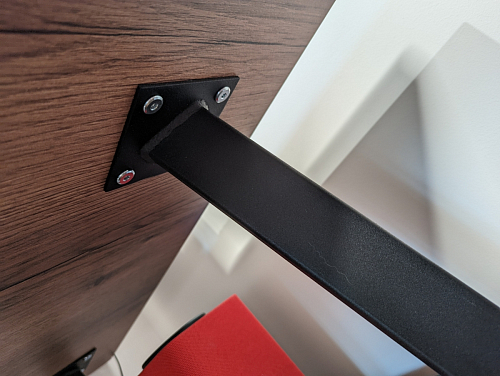 Стол Тринити Лофт 120 32 мм дуб галифакс табако / черный матовый фото покупателя 61