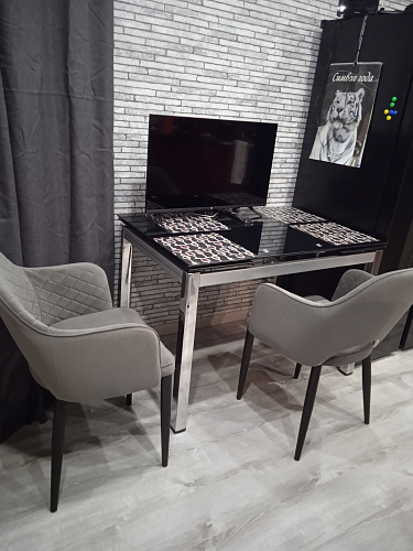 Стул на металлокаркасе Vener dark gray фото покупателя 3