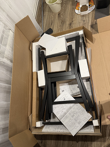 Обеденная группа Sonata/Соната антик / графит фото покупателя 55