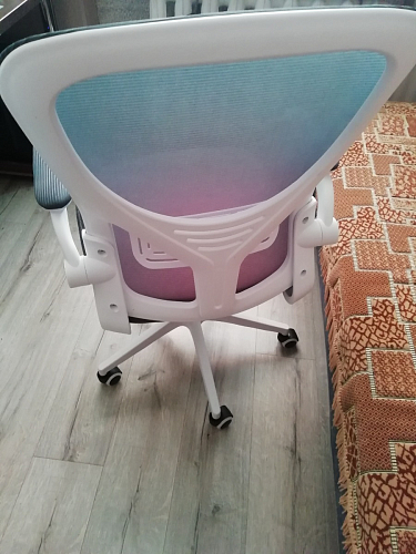 Компьютерное кресло Konfi blue / white фото покупателя 110