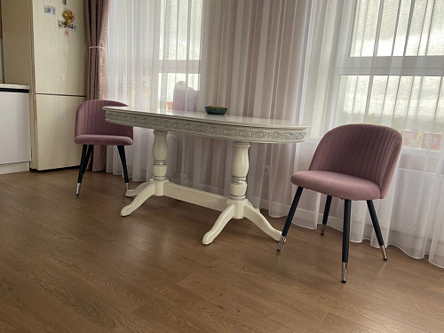 Стул на металлокаркасе Gabi latte / gold / black фото покупателя 269