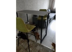 Барная стойка Дилан Лофт 120х60х90 бетон фото покупателя 61