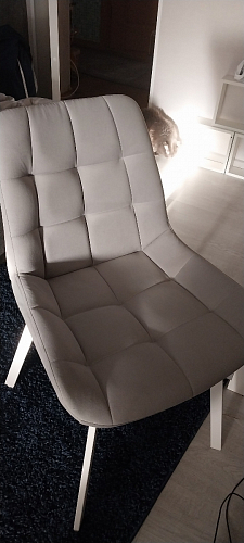 Стул на металлокаркасе Челси бирюзовый / черный фото покупателя 29