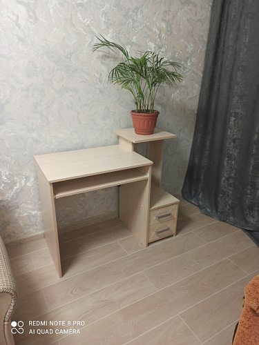 Компьютерный стол Джаз-24 левый дуб молочный фото покупателя 113