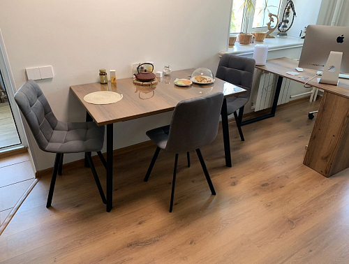 Комплект стульев Чилли 2 шт бежевый / черный фото покупателя 820