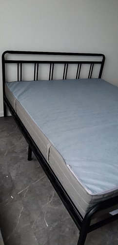 Двуспальная кровать Рейк 160х200 черная фото покупателя 11