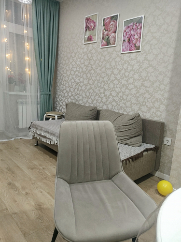 Стул на металлокаркасе Седа 360 К латте (velutto 08) / белый фото покупателя 50