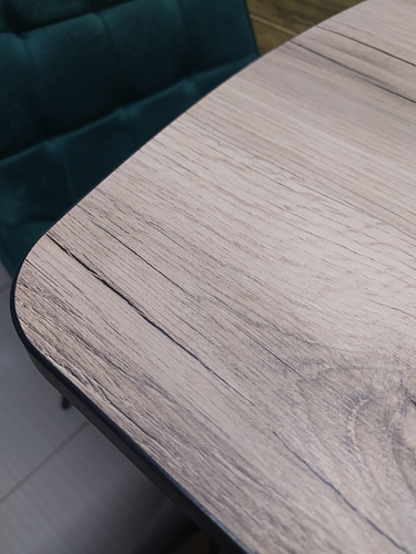 Стол Вики 90х60х77 делано / черный фото покупателя 4