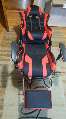 Компьютерное кресло Kano черное / красное фото покупателя 16