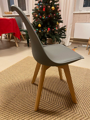 Стул Bonuss blue / wooden legs фото покупателя 85