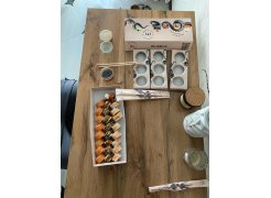 Стол Тринити Лофт 120 32 мм бетон / черный матовый фото покупателя 142