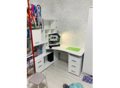 Стол компьютерный Джаз-15 белый правый фото покупателя 143