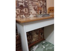 Письменный стол Сантия 120 дуб вотан / белый фото покупателя 3