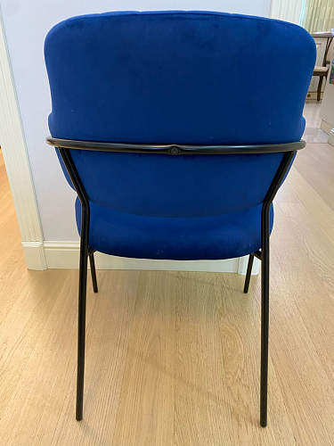 Стул на металлокаркасе Инклес желтый / черный глянец фото покупателя 11