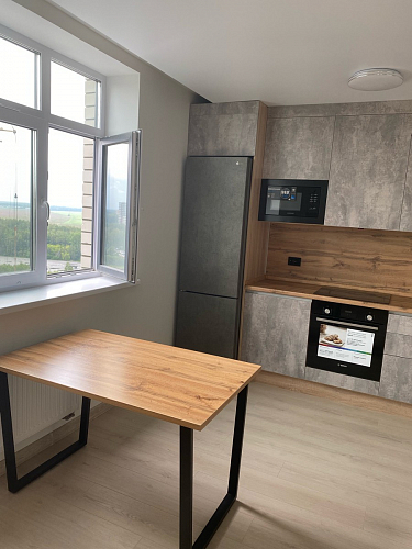 Деревянный стол Лота Лофт 120х75 белый матовый / дуб крафт золотой фото покупателя 818