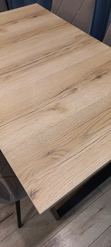 Стол Лота Лофт 140 25 мм черный матовый / бетон фото покупателя 191