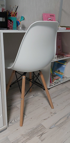 Пластиковый стул Eames PC-015 желтый фото покупателя 104