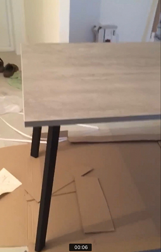 Стол Тринити Лофт 120 32 мм дуб галифакс табако / черный матовый фото покупателя 43