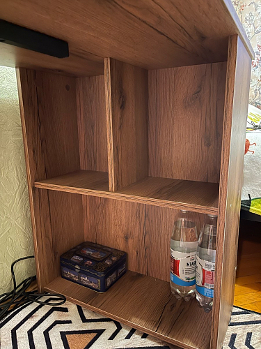 Письменный стол Битти Лофт 116х60х75 дуб делано светлый / белый матовый фото покупателя 65