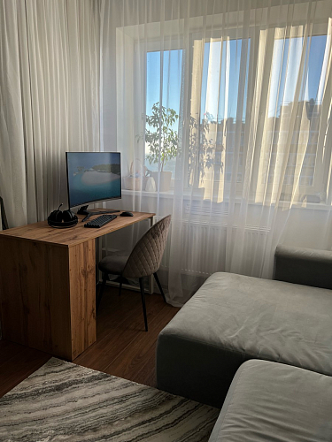 Письменный стол Битти Лофт 116х60х75 креатель / черный матовый фото покупателя 29