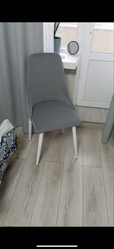 Стул на металлокаркасе Kora light purple / black фото покупателя 295