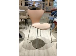 Стул на металлокаркасе Seven горчичный / черный из шоурума 3