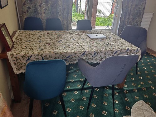 Стул на металлокаркасе Kora black / gray фото покупателя 381