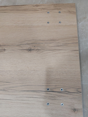 Стол Тринити Лофт 120 32 мм дуб галифакс табако / черный матовый фото покупателя 691