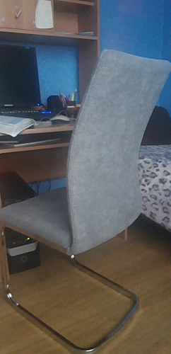 Стул Basit light grey fabric фото покупателя 90