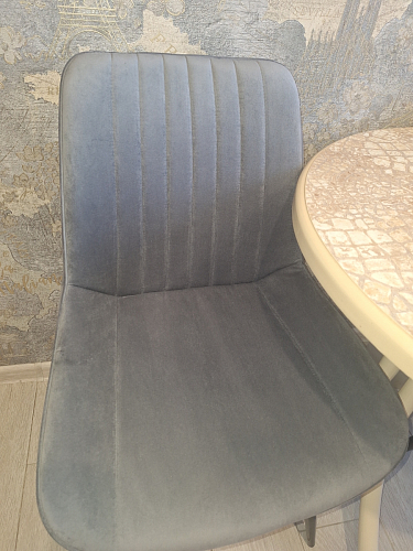 Стул на металлокаркасе Седа К кирпичный / черный фото покупателя 65