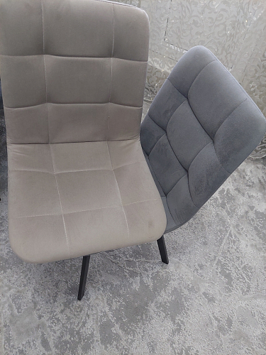 Комплект стульев Чилли 4 шт темно-серый / черный фото покупателя 510