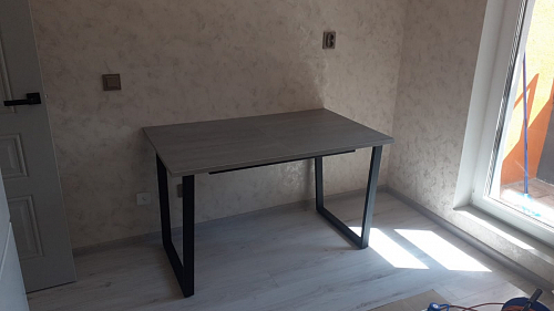 Стол Лота Лофт 120 25 мм сабия / белый матовый фото покупателя 472